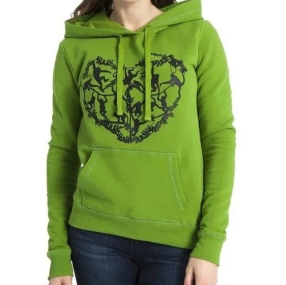 Jacket Hoodie Green - Picture 3 of 5